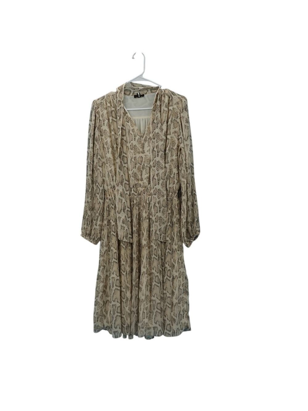 Current Air Midi Snakeskin Dress Size Small